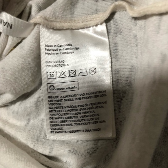 H&M Kids "GIRL CLUB" Graphic Crop Top - White, US 10-12Y - Picture 4 of 4